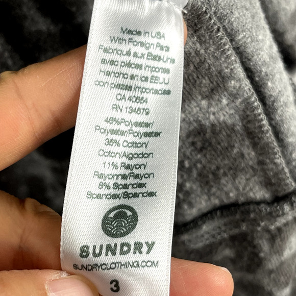 Sundry Cardigan Womens Large Large Leopard Print Open Front Cozy Soft Relaxed - Picture 6 of 15